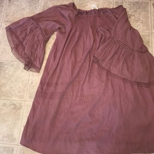 Off the shoulder boho dress